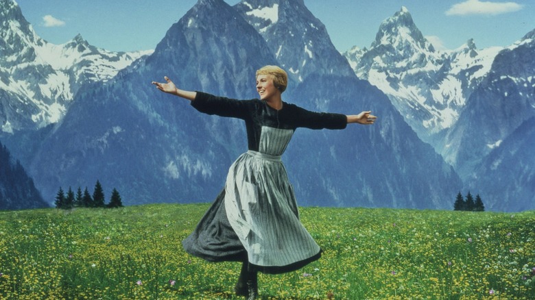 Maria romping in the hills in The Sound of Music (1964)