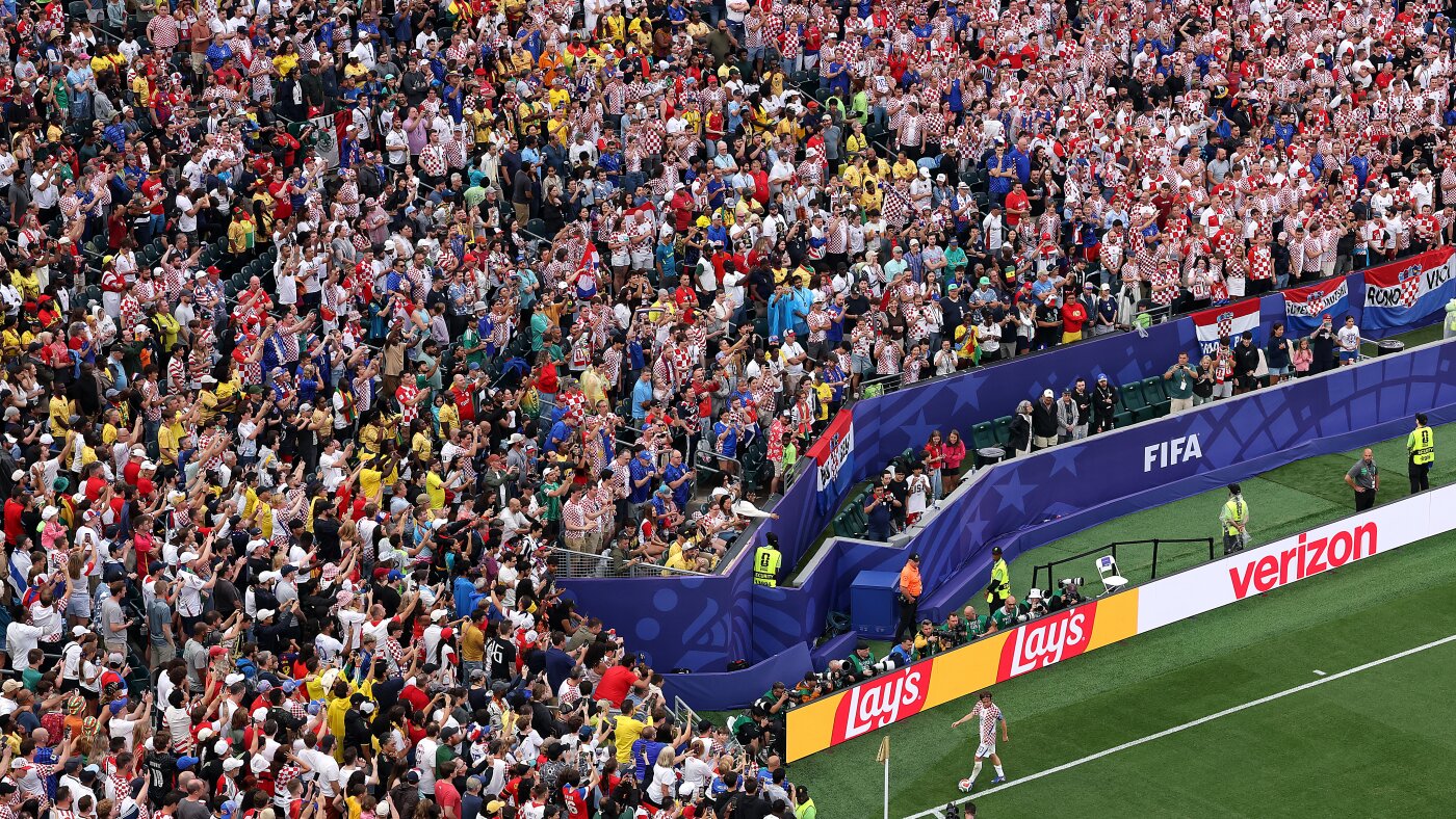 A heat wave threatens some of the World Cup's knockout games : NPR
