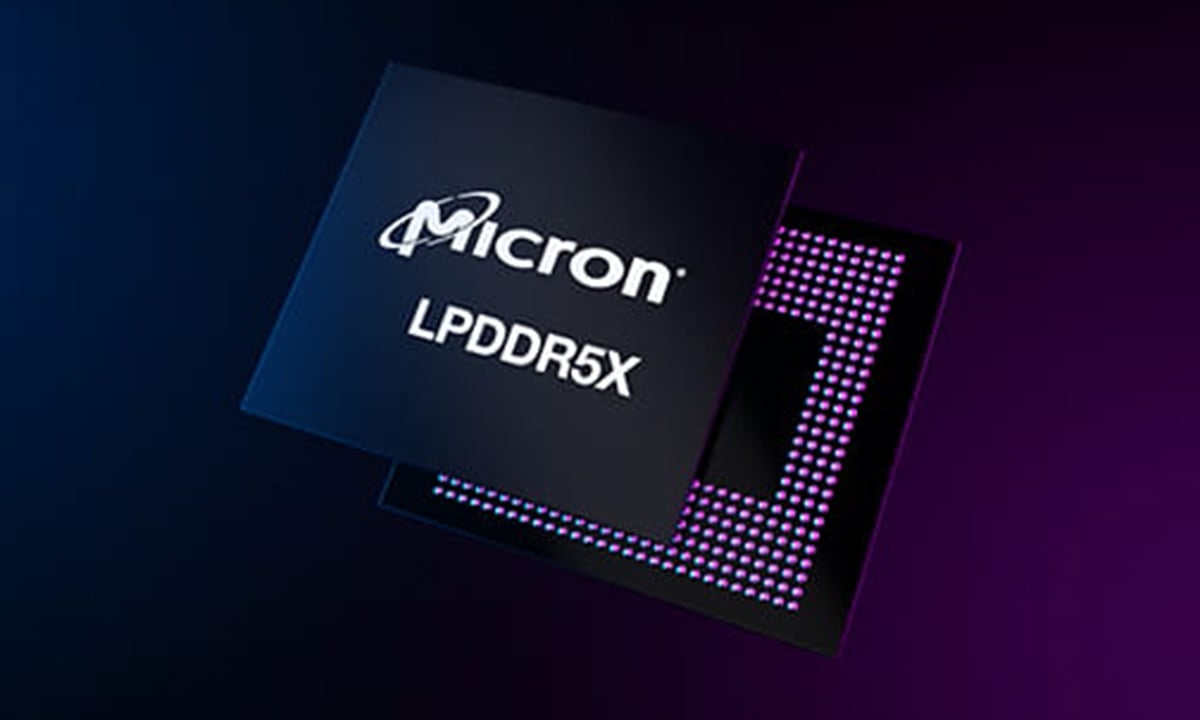 Micron technology ram module with Micron logo.