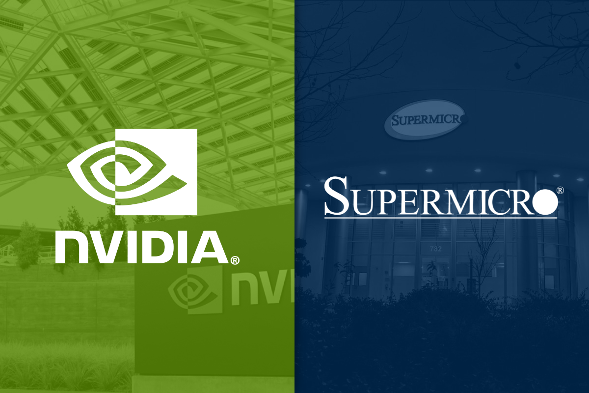 Nvidia and Supermicro logos.