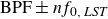 normal upper B normal upper P normal upper F plus or minus n f Subscript 0 comma LST