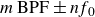 m normal upper B normal upper P normal upper F plus or minus n f 0