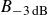 upper B Subscript minus 3 normal d normal upper B