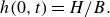 h left parenthesis 0 comma t right parenthesis equals upper H divided by upper B period
