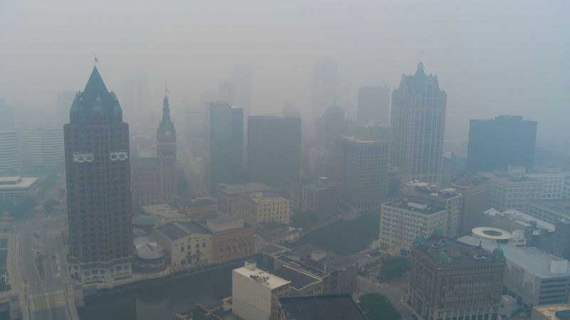 Wildfire smoke is driving terrible air quality in major cities, but relief is coming