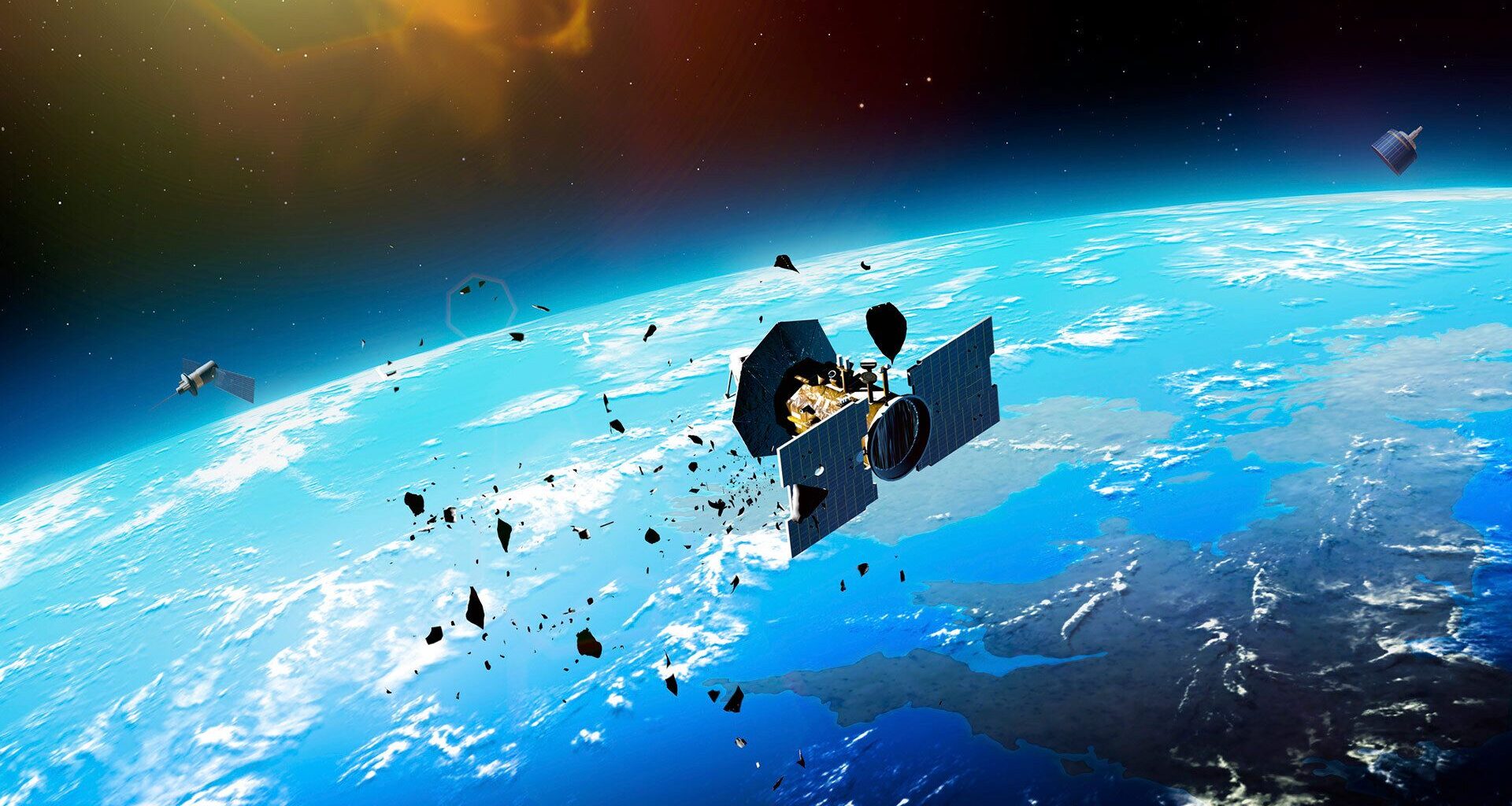 Low earth orbit space debris