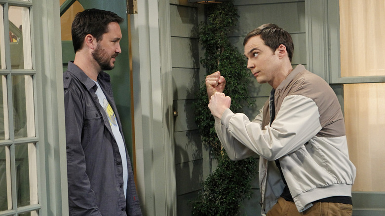 Wil Wheaton and Sheldon Cooper