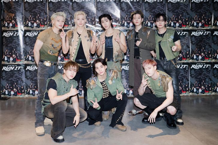 K-pop boy band Stray Kids / Captured from the group's official X account