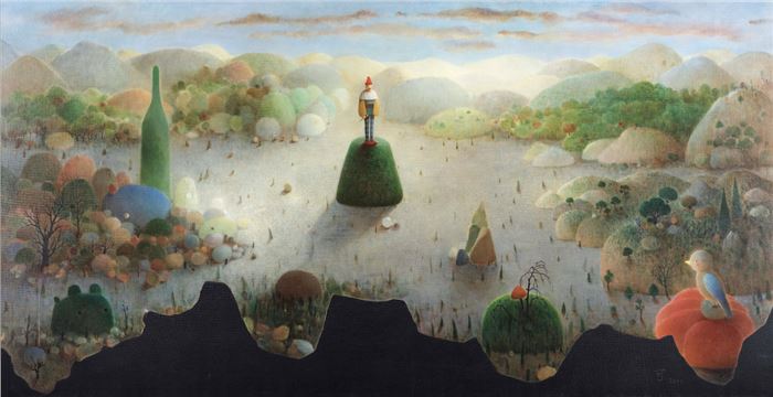 Chen Ke, A CLOWN ON A HAYSTACK, 2011