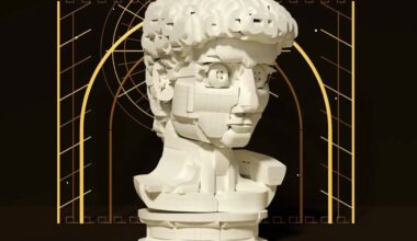 Michelangelo’s iconic David bust gets recreated in LEGO, turning plastic into sculpted marble