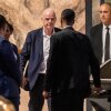 FIFA president Gianni Infantino leaves after attending a Women AFCON 2026 soccer match between Malawi and Zambia, in Rabat, Morocco, Wednesday, Aug. 5, 2026.