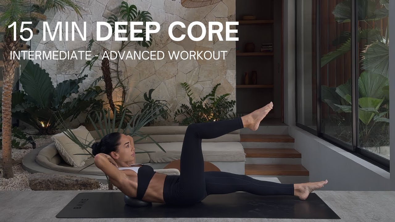15 MINUTE DEEP CORE WORKOUT | Intermediate - Advanced Core Workout with Optional Equipment - YouTube
