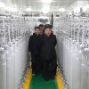 In this photo provided by the North Korean government, its leader Kim Jong Un, front right, visits a new facility to produce nuclear bomb fuels at an undisclosed place in North Korea Wednesday, June 3, 2026. Independent journalists were not given access to cover the event depicted in this image distributed by the North Korean government. The content of this image is as provided and cannot be independently verified. Korean language watermark on image as provided by source reads: "KCNA" which is the abbreviation for Korean Central News Agency.