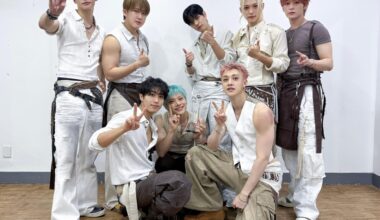 K-pop boy group Stray Kids / Captured from Stray Kids