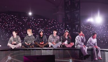 K-pop group BTS performs during its “BTS WORLD TOUR ‘ARIRANG’