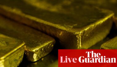 Gold hits highest level in three months as traders worry about US inflation and bond market jitters – business live | Business