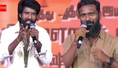 Vetri Maaran: 'Whatever I achieve, the reason is Vetri Maaran': Soori thanks filmmaker at 'Mandaadi' Chennai audio launch event, reveals title meaning and gruelling two month sea shoot | Tamil Movie News
