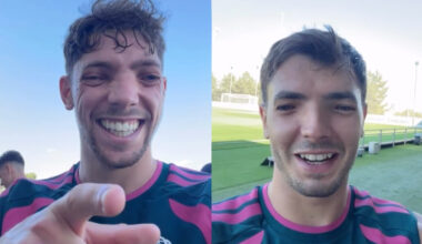 Fede Valverde blows Vinicius and Dumfries’ minds with hilarious video filter