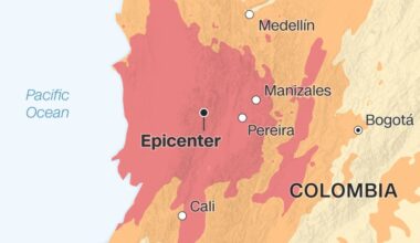 A visual guide to the Colombia earthquake