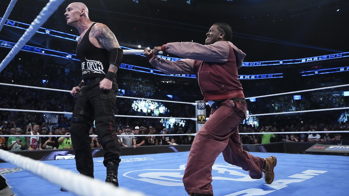 Baron Corbin's Huge Welt from Lil Yachty's Diamond Stick Hit Shown in New Photo After WWE SmackDown