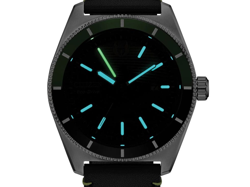 citizen eco drive watch with luminous hands and markers on black dial citizen eco drive watch with luminous hands and markers on black dial