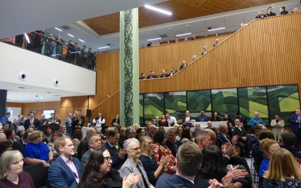 Opening of outpatients building in Dunedin