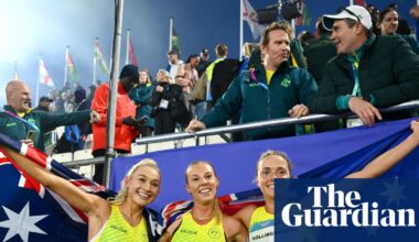 Podium sweep and relay gold cap Australia’s record athletics haul at Commonwealth Games | Commonwealth Games 2026