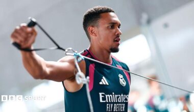 Trent Alexander-Arnold featured in 35 of Real Madrid's 62 matches in all competitions last season