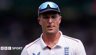 England bowler Brydon Carse