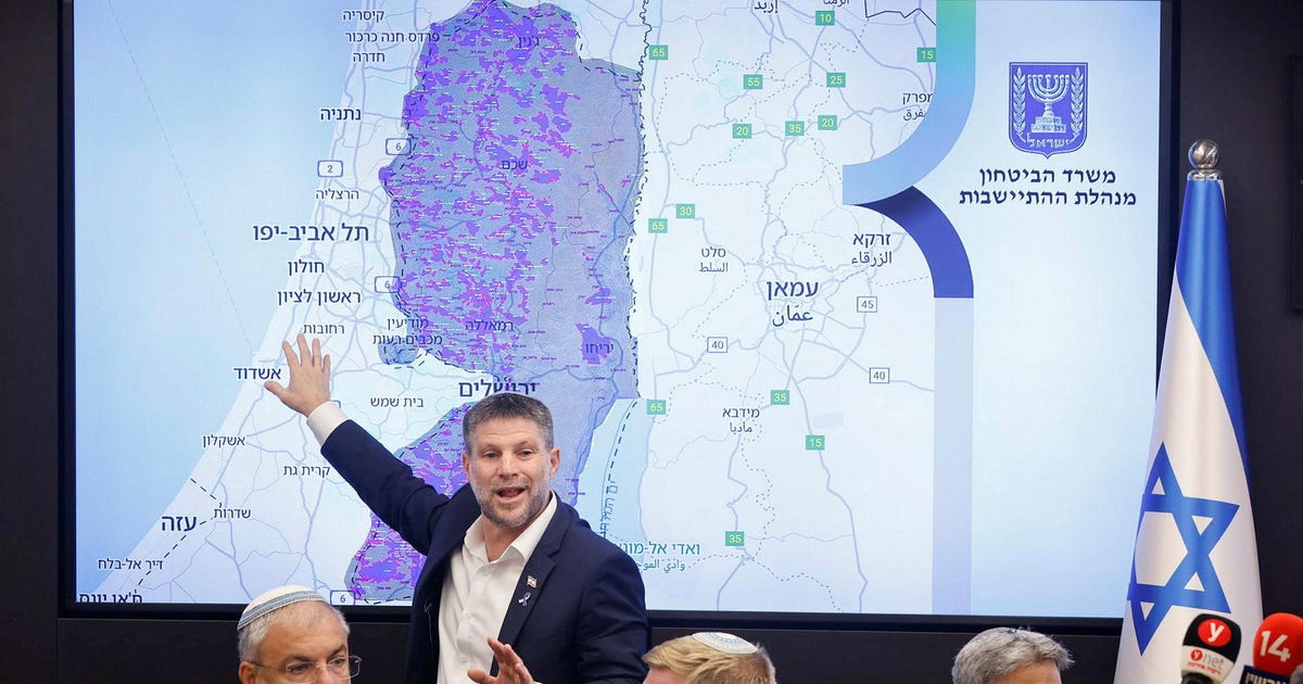 Stop Smotrich Before He Dooms the Palestinians and the State of Israel