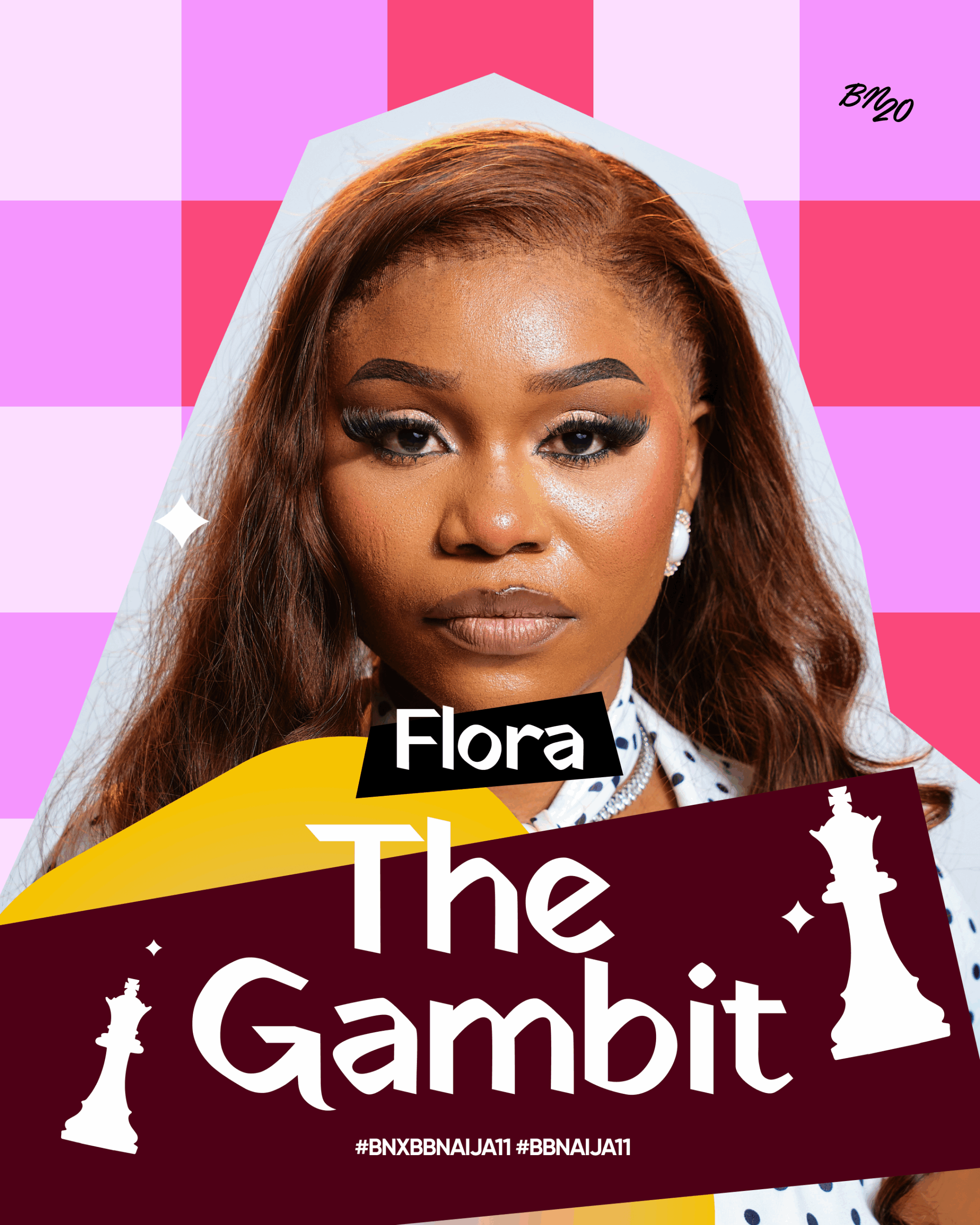 Big Brother Naija Season 11 housemate Flora announced as the female Gambit with chess piece