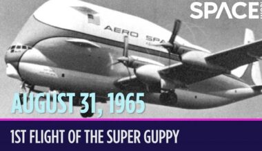 On this day in space! Aug. 31, 1965: NASA's ginormous Super Guppy carrier plane takes 1st flight like a flying whale