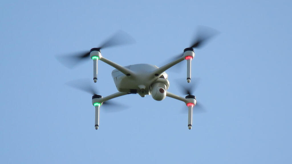 An Airobotics drone. (Photo: Yoni Ben Haim) רחפן אוטונומי של איירובוטיקס
