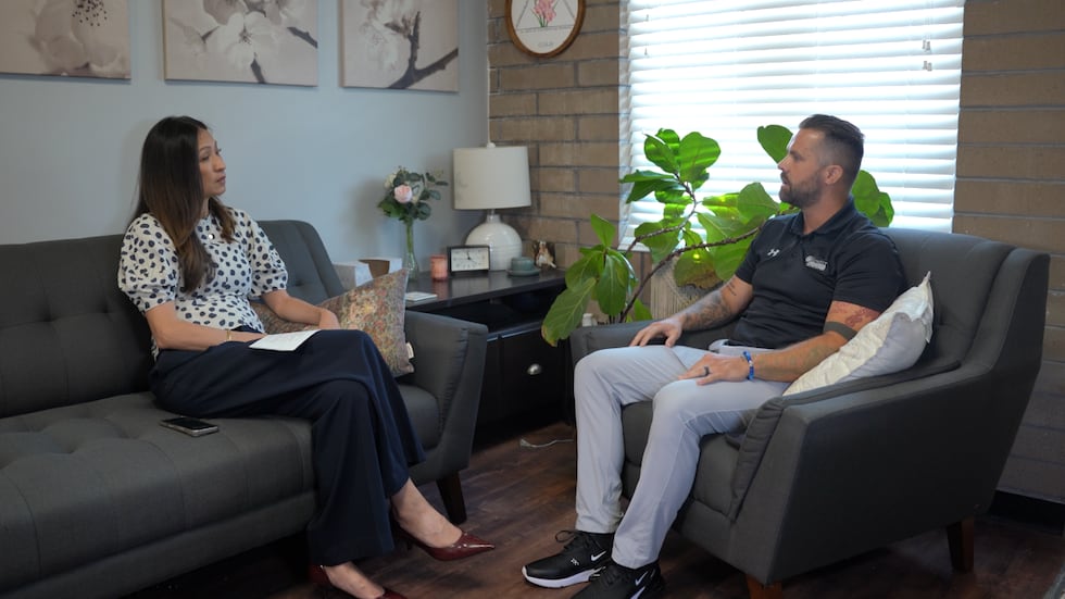 Taylor Brown, with the Midwest Recovery Center, said he views casino games and video games in...