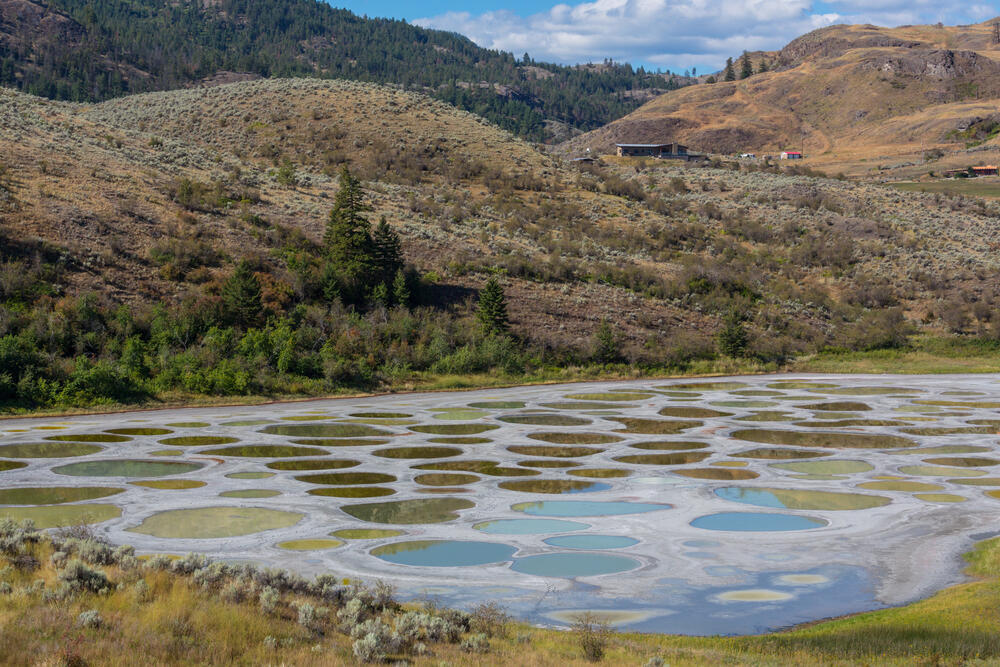 אגם ספוטד (Spotted Lake), קולומביה הבריטית, קנדה