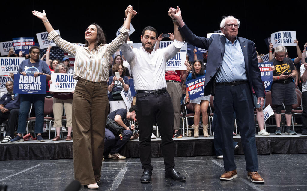 El-Sayed is backed by Rep. Alexandria Ocasio-Cortez and Sen. Bernie Sanders (Photo: Sarah Rice/Getty Images) El-Sayed is backed by Rep. Alexandria Ocasio-Cortez and Sen. Bernie Sanders