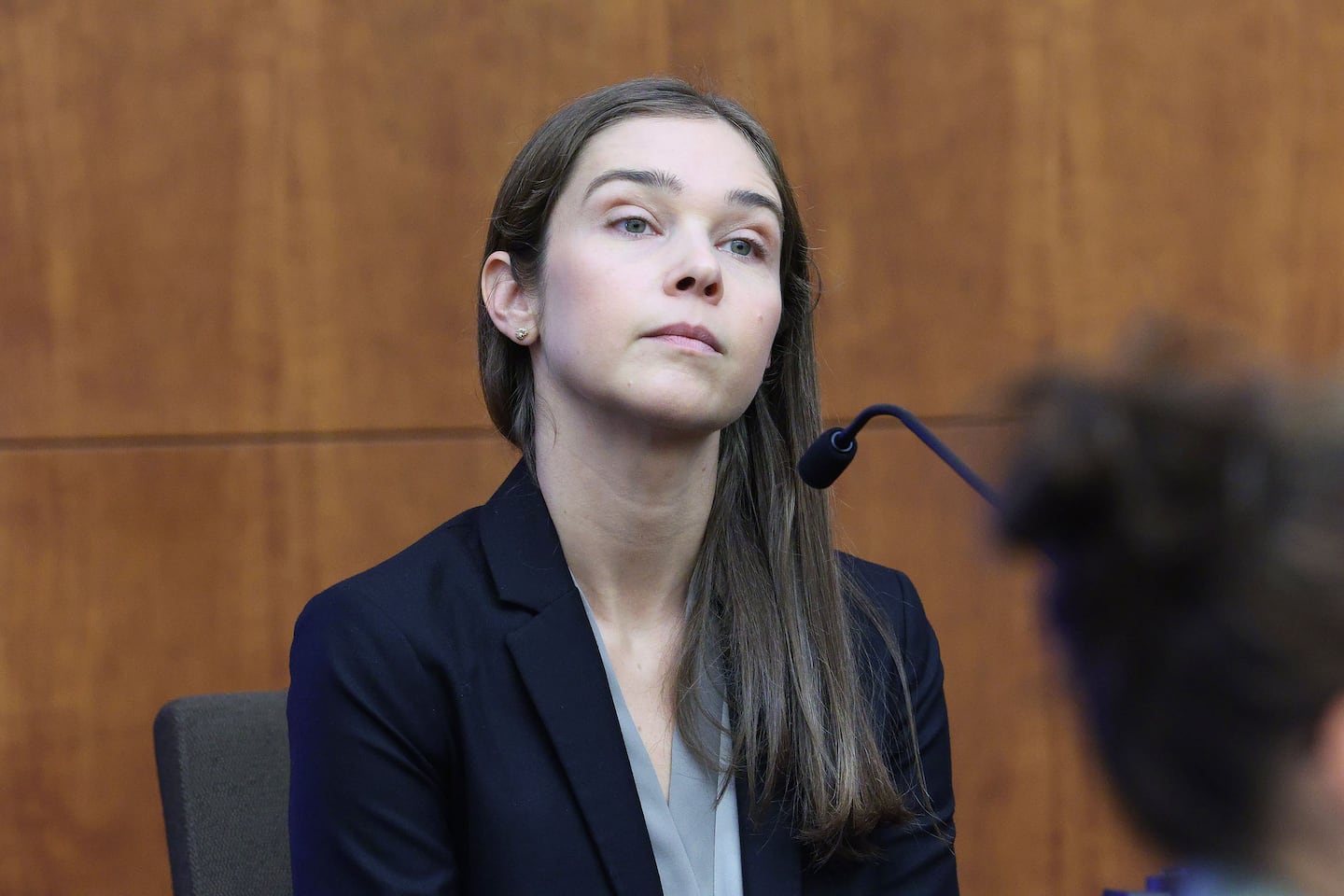 Psychiatrist Dr. Jennifer Tufts on the witness stand.