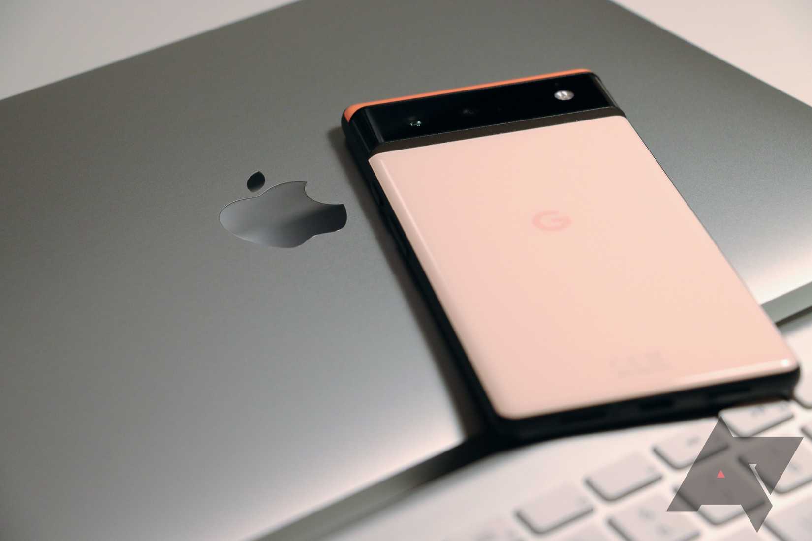 Pixel 6 on MacBook Pro M1