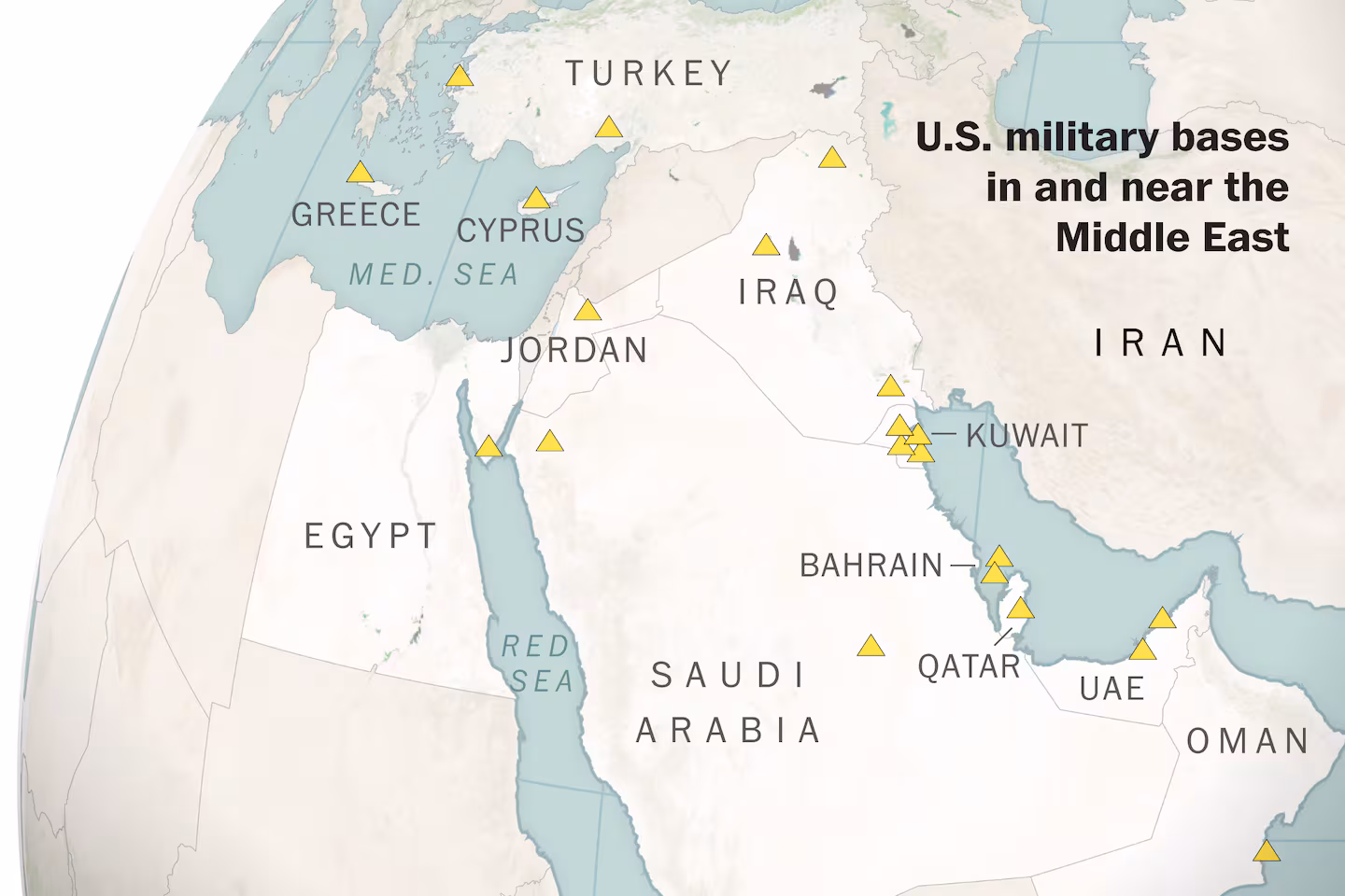 Pentagon weighing smaller U.S. military presence in Gulf once Iran war ends - The Washington Post