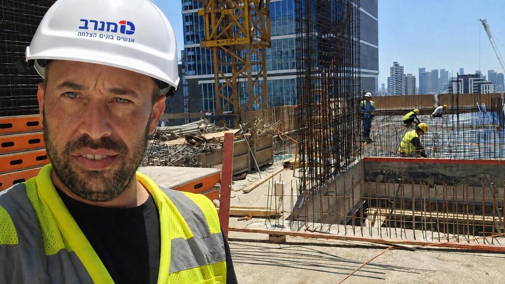 Daniel at one of his company's construction sites 