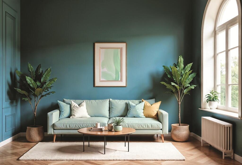 גוון Transformative Teal, יש לו מקבילה במניפת הצבעים של נירלט
