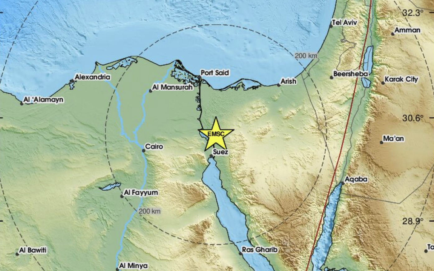 Earthquake strikes eastern Egypt, injuring one; is felt in Israel