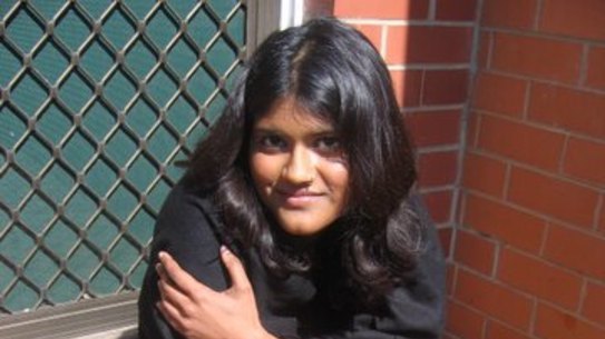 Ahona Guha at 19 when she was in a cult.