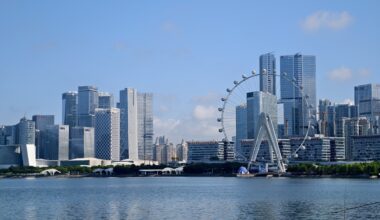A photo shows part of the skyline in Shenzhen, South China
