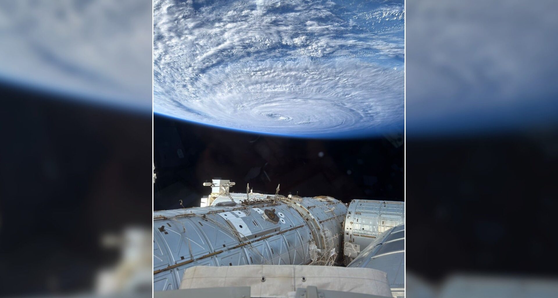ISS astronaut spies a swirling super storm photo of the day for Aug. 4, 2026