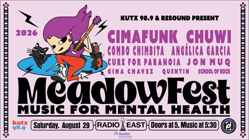 {p}MeadowFest, whose tagline is “Music for Mental Health,” returns to Austin August 29, bringing live music, mental health resources and community together in memory of Meadow Goodman.{/p}