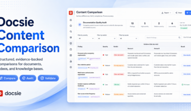 Docsie Launches AI Content Comparison for Documents, Videos and Knowledge Bases