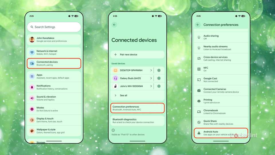 Customize launcher Android Auto screenshots 1