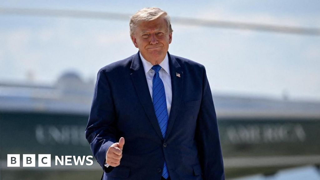 Trump says he is cancelling strikes on Iran subject to 'rapidly' making deal - BBC