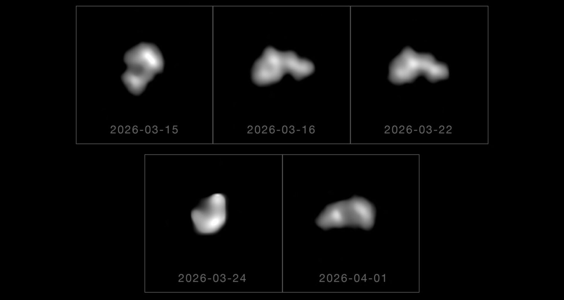 The 1st 'three-headed' asteroid photo of the day for Aug. 3, 2026